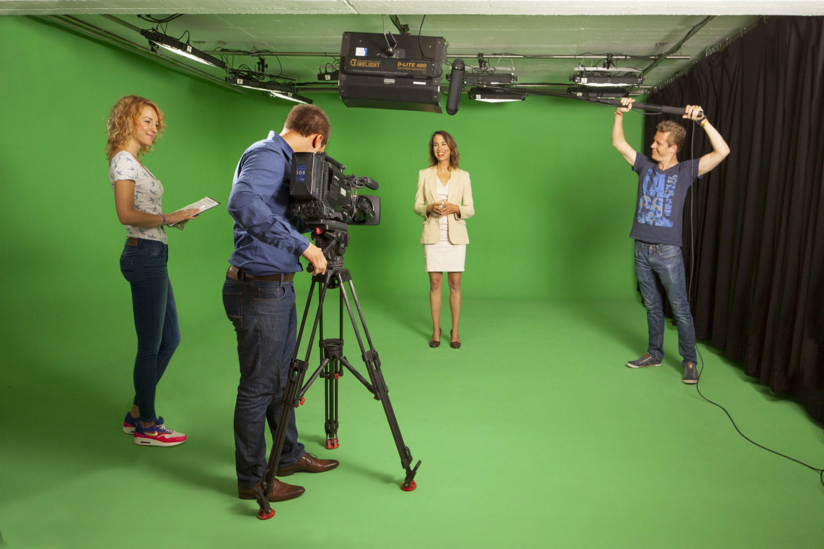 Green screen studio